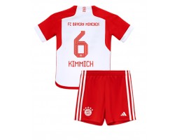 Bayern Munich Joshua Kimmich #6 Hjemmebanesæt Børn 2023-24 Kort ærmer (+ korte bukser)